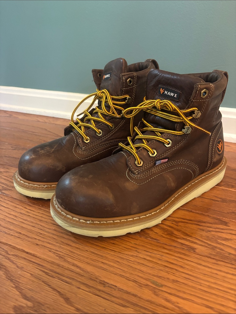 Men’s Hawk steel toe boots